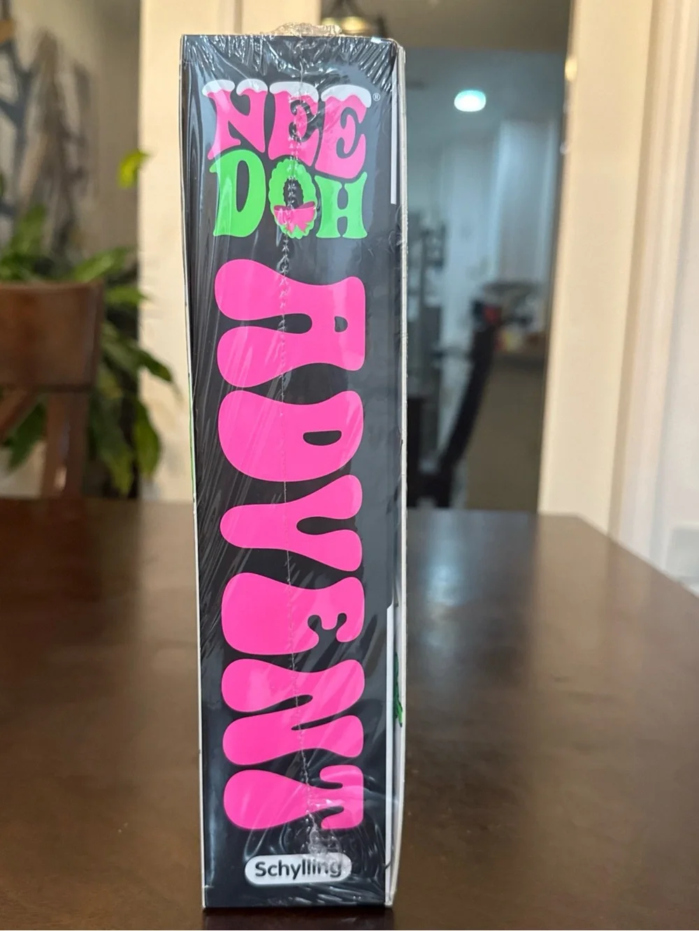 NeeDoh Christmas Advent Countdown calendar- Neon Pink & Green “Squishmas”